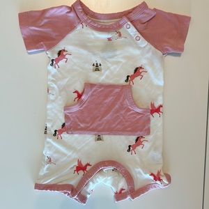 Kyte Baby Shortall in Unicorn
